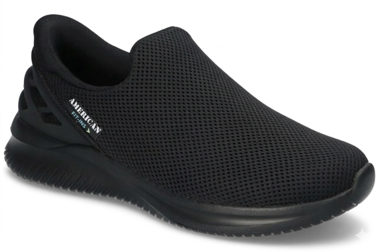 AMERICAN CLUB AA47 ADIDASY WSUWKI SNEAKERSY SPORTOWE BUTY WSUWANE CZARNE (id: 289)