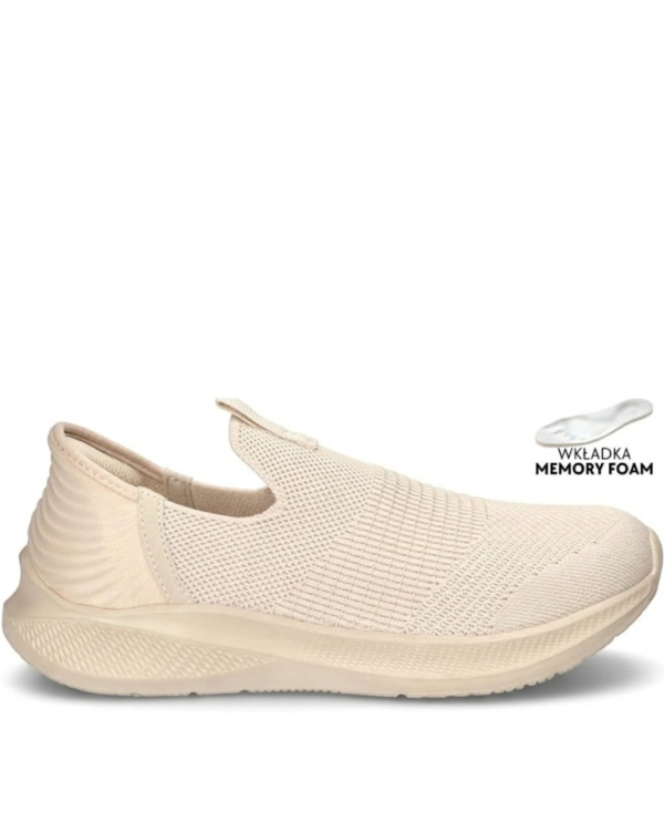 Buty sportowe damskie American Club DWT-288 beżowe (id: 288)