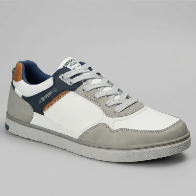 AMERICAN CLUB - Sneakersy męskie - białe