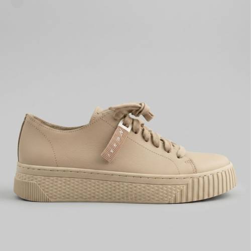 NESSI - sneakersy - kolor beżowy